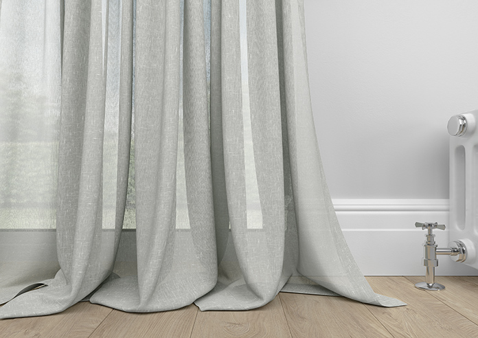 Taranto Voile, Black Frost - Made to Measure Curtains - Image 6
